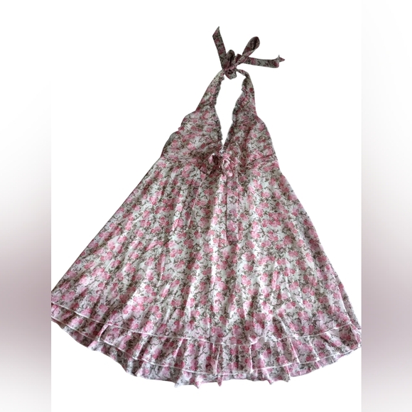 🙂Wild Fable Floral Halter Neck Dress Size Large NWT - Picture 3 of 8